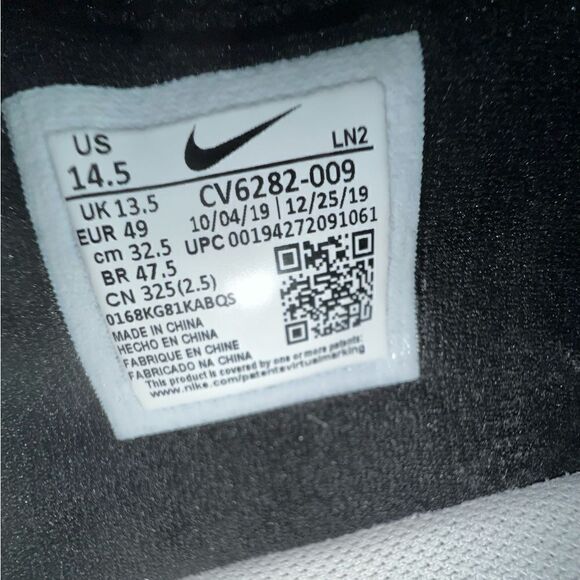 Nike Vapor Edge 360 Elite Flyknit Cleats Black White Detach - Picture 10 of 10